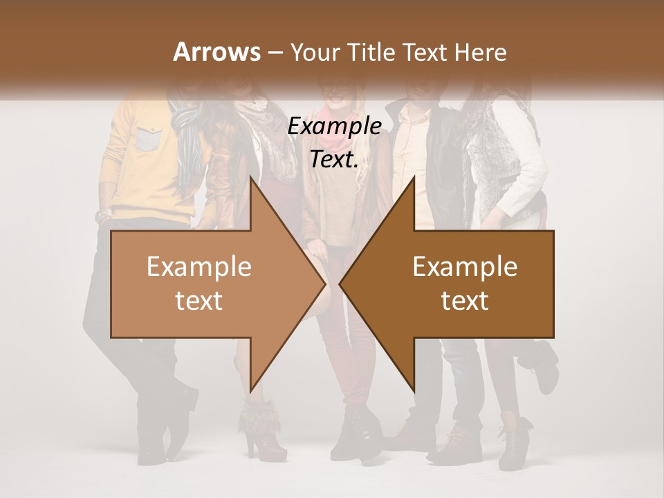 A Group Of People Standing Next To Each Other PowerPoint Template