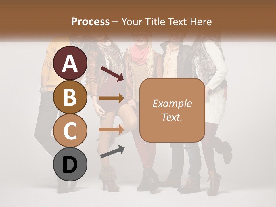 A Group Of People Standing Next To Each Other PowerPoint Template