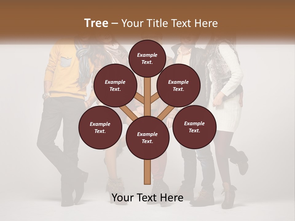 A Group Of People Standing Next To Each Other PowerPoint Template