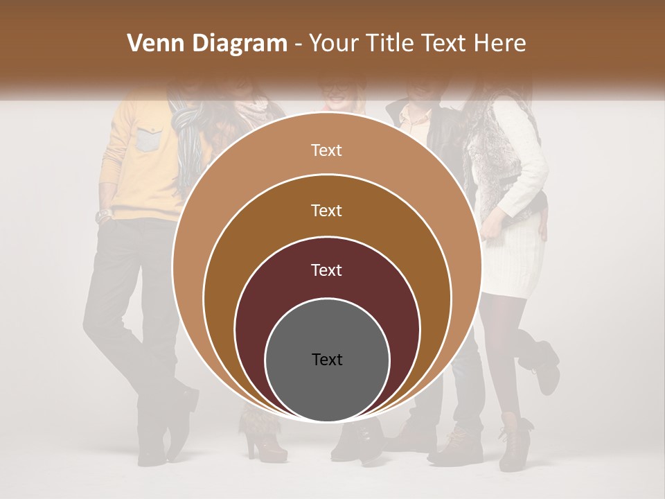 A Group Of People Standing Next To Each Other PowerPoint Template