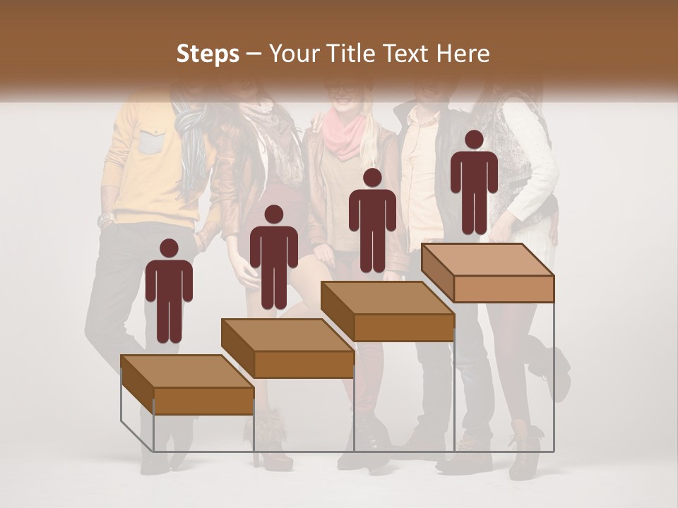 A Group Of People Standing Next To Each Other PowerPoint Template