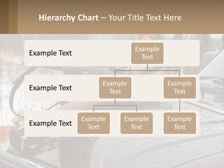 A Rifle On Top Of A Car In The Snow PowerPoint Template