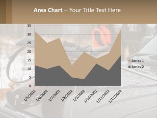 A Rifle On Top Of A Car In The Snow PowerPoint Template