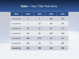 A Man Riding Skis Down A Snow Covered Slope PowerPoint Template