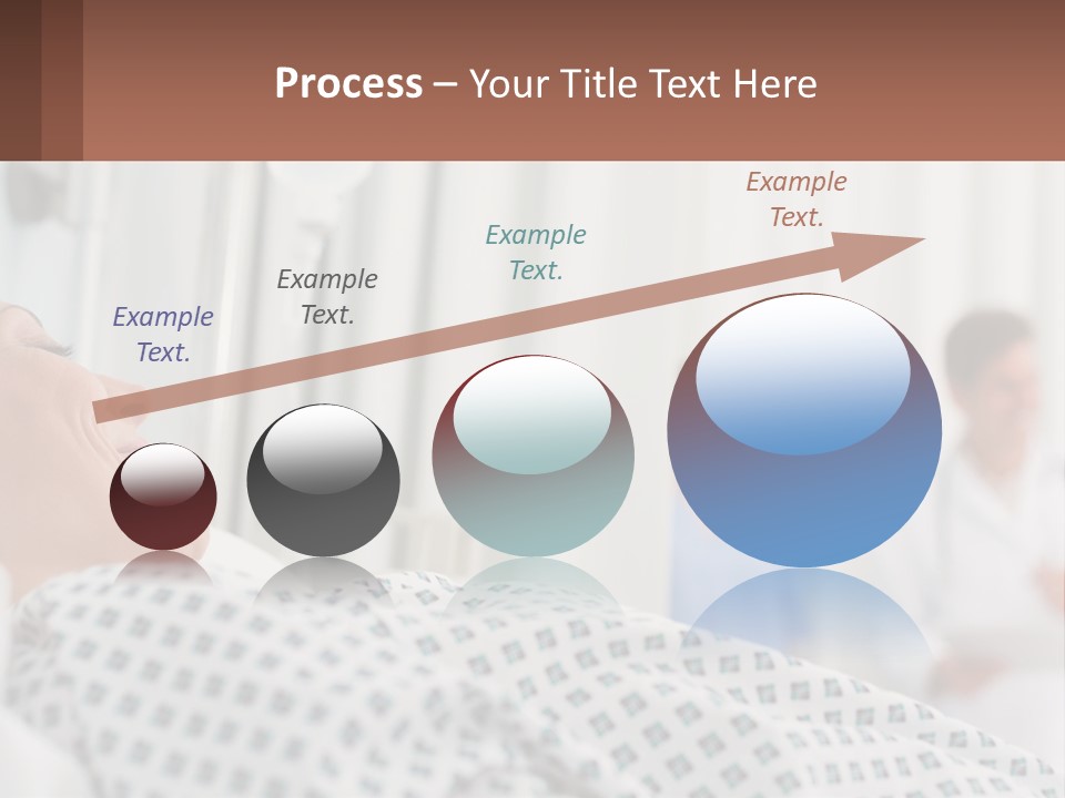 A Woman Laying In A Hospital Bed With A Doctor In The Background PowerPoint Template
