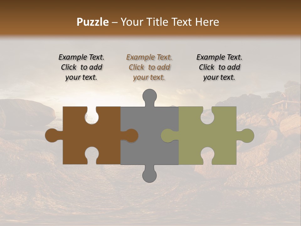 A Person Standing On A Rocky Shore With A Body Of Water In The Background PowerPoint Template