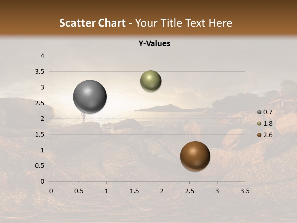 A Person Standing On A Rocky Shore With A Body Of Water In The Background PowerPoint Template