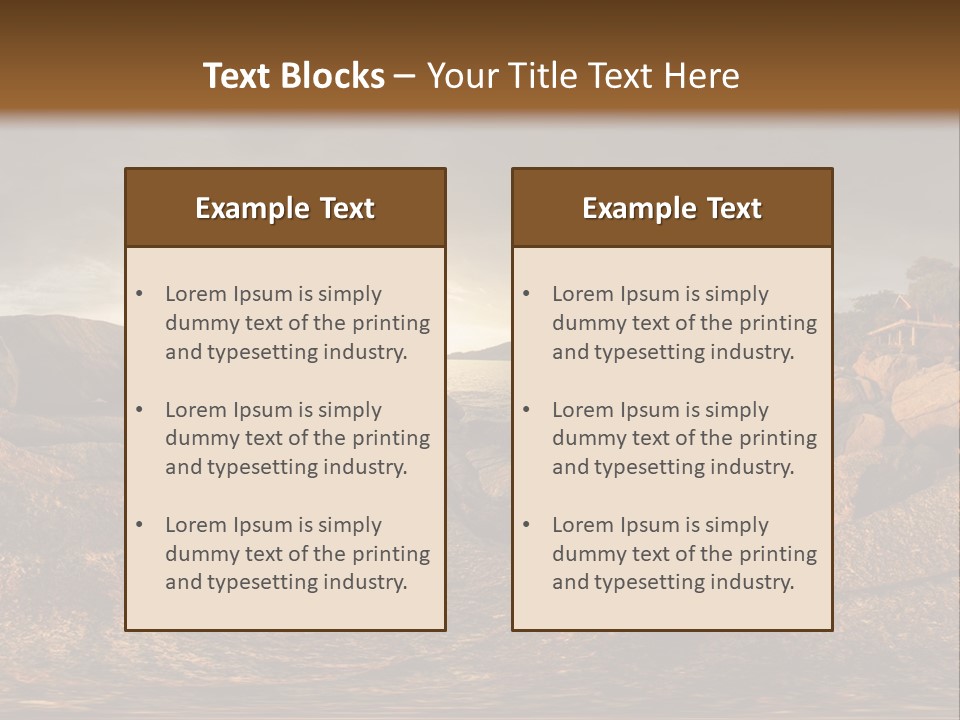 A Person Standing On A Rocky Shore With A Body Of Water In The Background PowerPoint Template