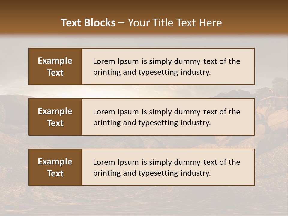 A Person Standing On A Rocky Shore With A Body Of Water In The Background PowerPoint Template