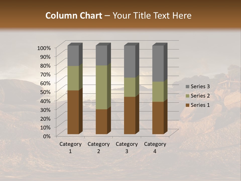 A Person Standing On A Rocky Shore With A Body Of Water In The Background PowerPoint Template
