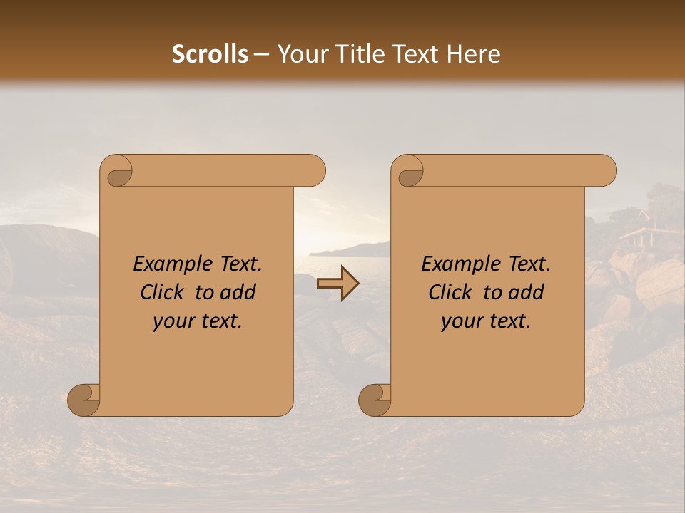 A Person Standing On A Rocky Shore With A Body Of Water In The Background PowerPoint Template