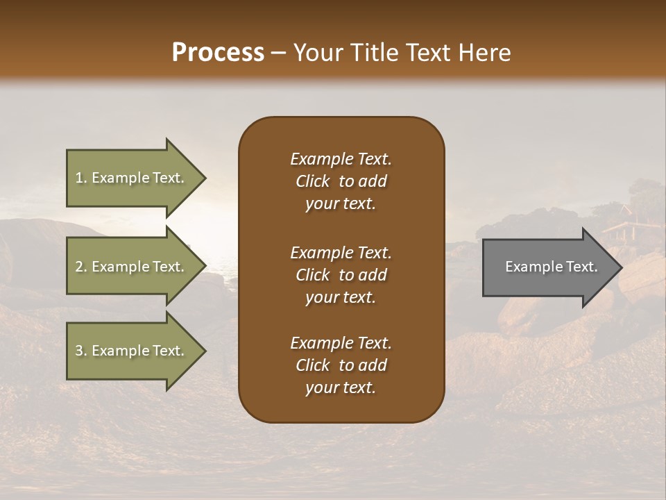 A Person Standing On A Rocky Shore With A Body Of Water In The Background PowerPoint Template
