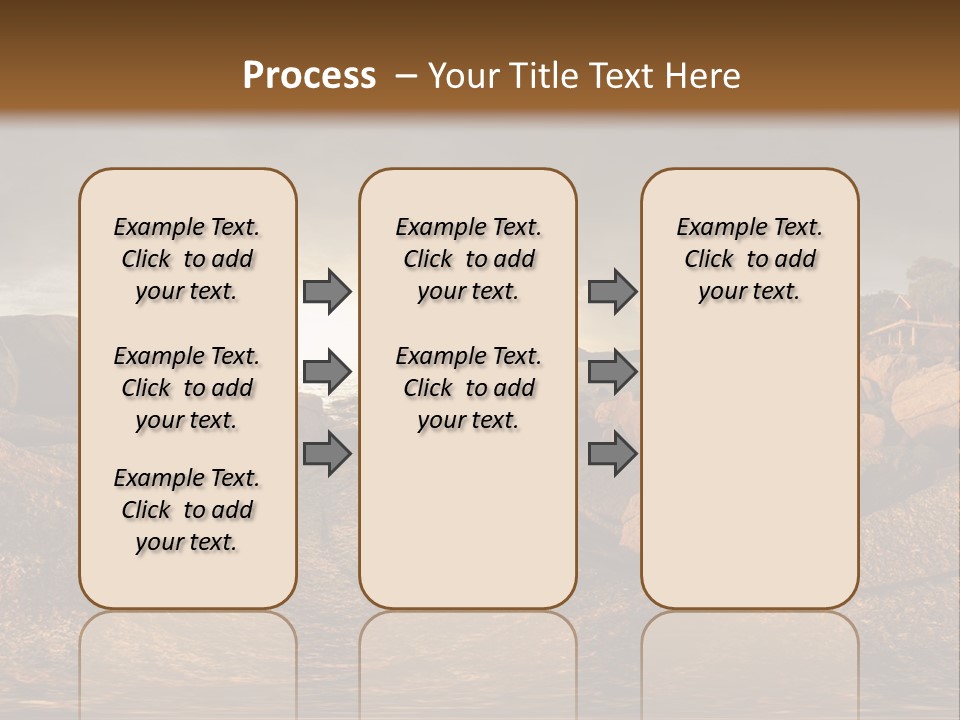 A Person Standing On A Rocky Shore With A Body Of Water In The Background PowerPoint Template