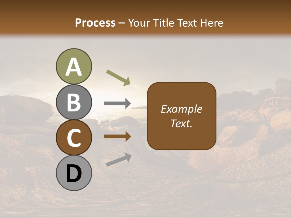 A Person Standing On A Rocky Shore With A Body Of Water In The Background PowerPoint Template