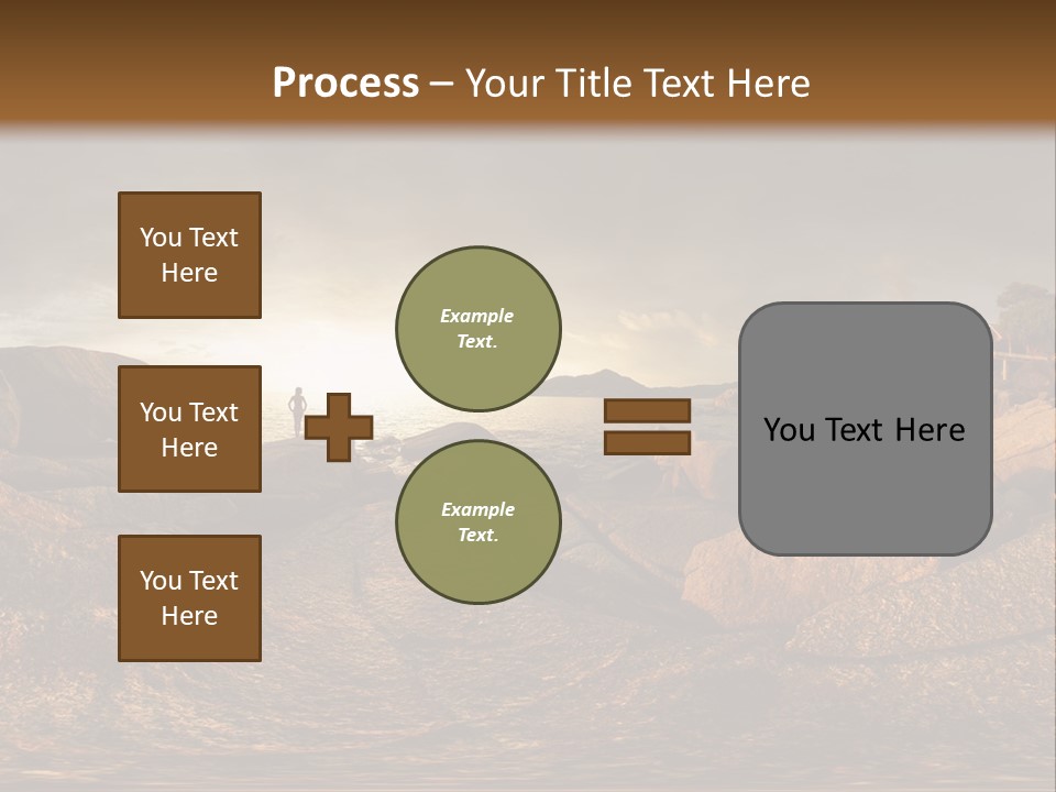A Person Standing On A Rocky Shore With A Body Of Water In The Background PowerPoint Template
