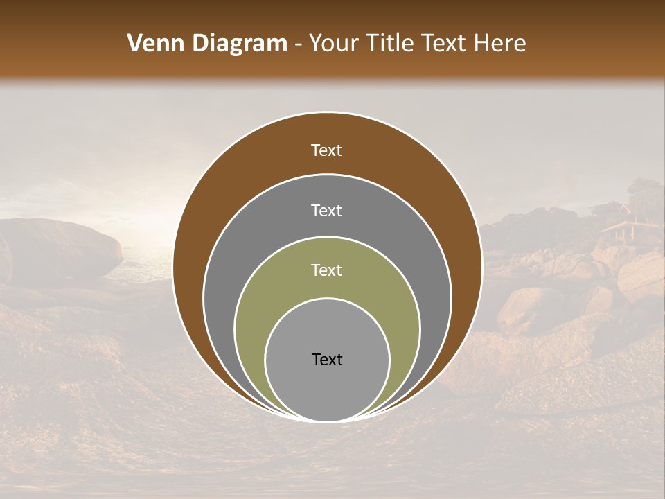 A Person Standing On A Rocky Shore With A Body Of Water In The Background PowerPoint Template