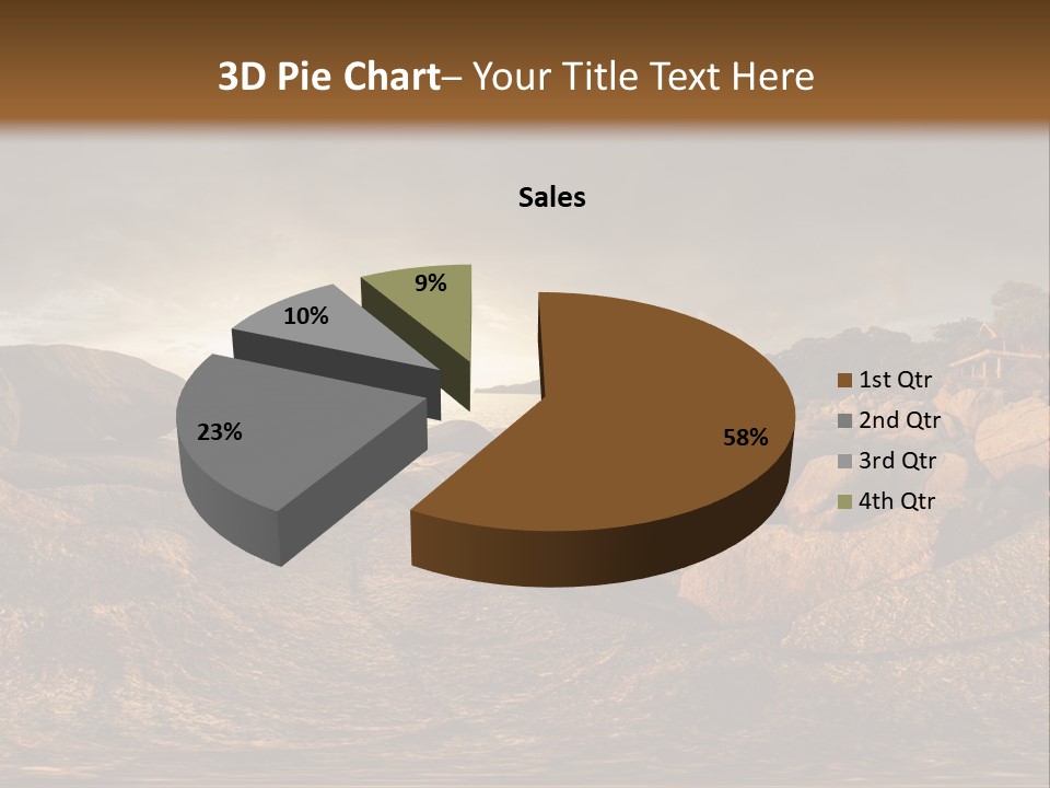 A Person Standing On A Rocky Shore With A Body Of Water In The Background PowerPoint Template
