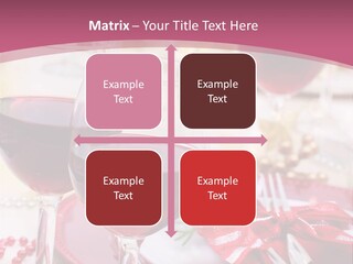 A Table Topped With Glasses Of Wine And A Plate Of Food PowerPoint Template