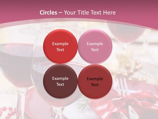 A Table Topped With Glasses Of Wine And A Plate Of Food PowerPoint Template
