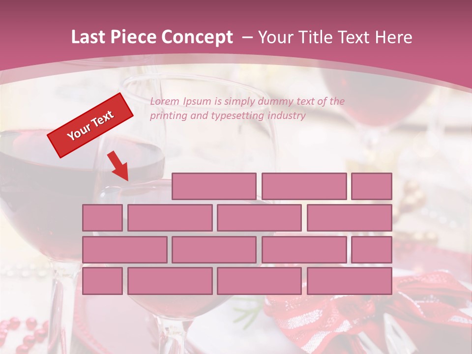A Table Topped With Glasses Of Wine And A Plate Of Food PowerPoint Template
