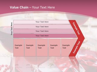 A Table Topped With Glasses Of Wine And A Plate Of Food PowerPoint Template