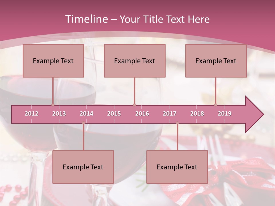 A Table Topped With Glasses Of Wine And A Plate Of Food PowerPoint Template