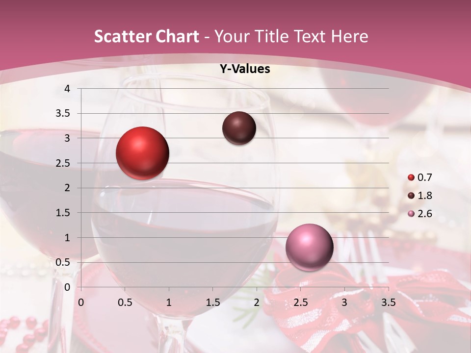 A Table Topped With Glasses Of Wine And A Plate Of Food PowerPoint Template