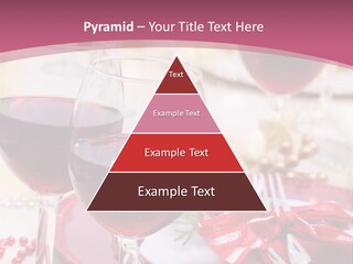 A Table Topped With Glasses Of Wine And A Plate Of Food PowerPoint Template