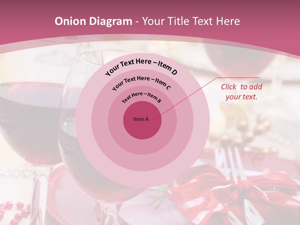 A Table Topped With Glasses Of Wine And A Plate Of Food PowerPoint Template