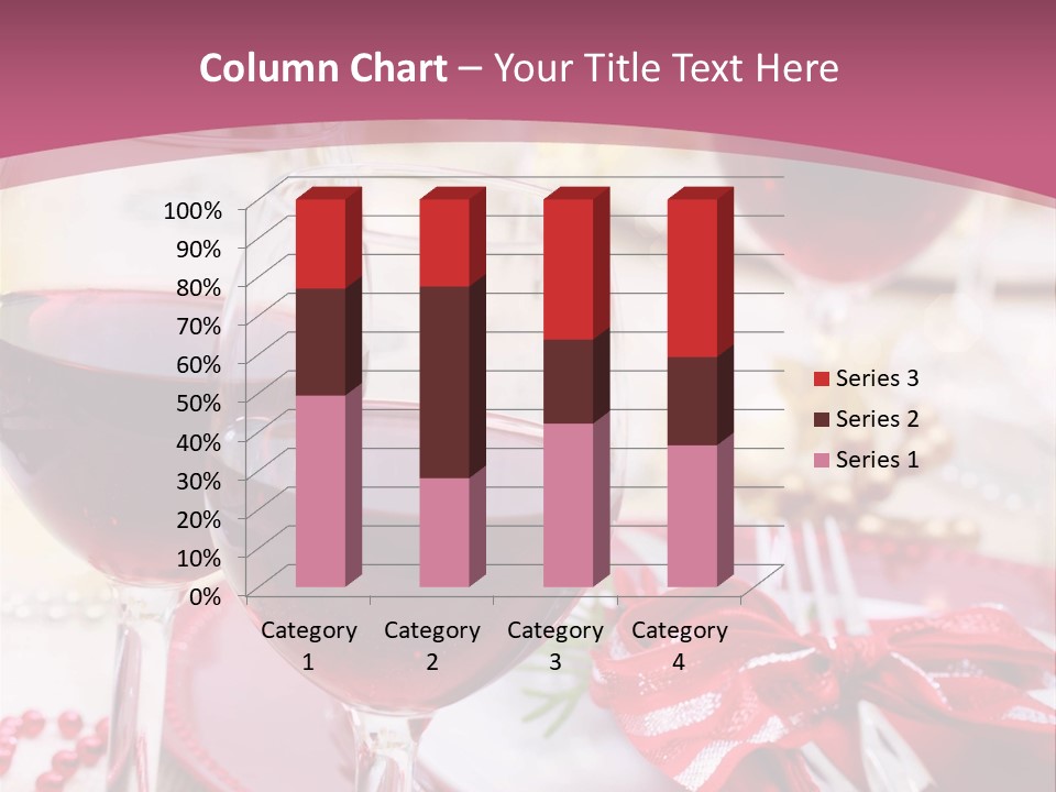 A Table Topped With Glasses Of Wine And A Plate Of Food PowerPoint Template