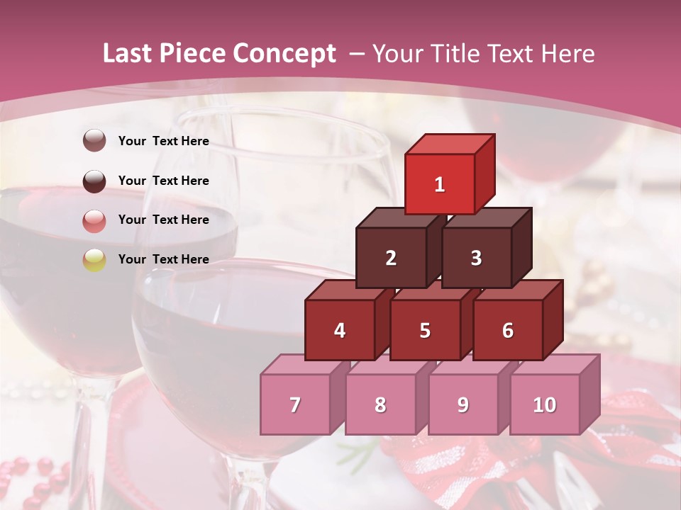A Table Topped With Glasses Of Wine And A Plate Of Food PowerPoint Template