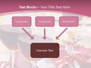 A Table Topped With Glasses Of Wine And A Plate Of Food PowerPoint Template