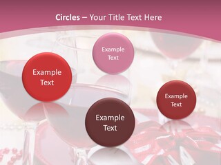 A Table Topped With Glasses Of Wine And A Plate Of Food PowerPoint Template