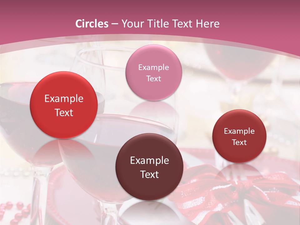 A Table Topped With Glasses Of Wine And A Plate Of Food PowerPoint Template