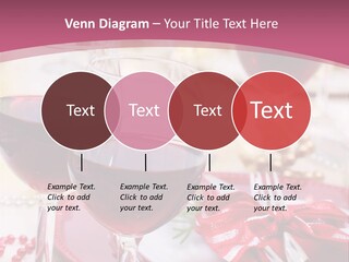 A Table Topped With Glasses Of Wine And A Plate Of Food PowerPoint Template