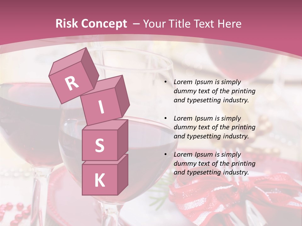 A Table Topped With Glasses Of Wine And A Plate Of Food PowerPoint Template
