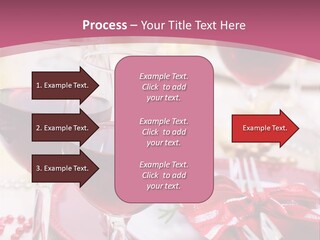 A Table Topped With Glasses Of Wine And A Plate Of Food PowerPoint Template