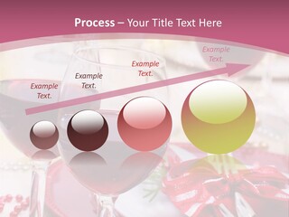 A Table Topped With Glasses Of Wine And A Plate Of Food PowerPoint Template