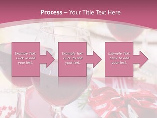 A Table Topped With Glasses Of Wine And A Plate Of Food PowerPoint Template
