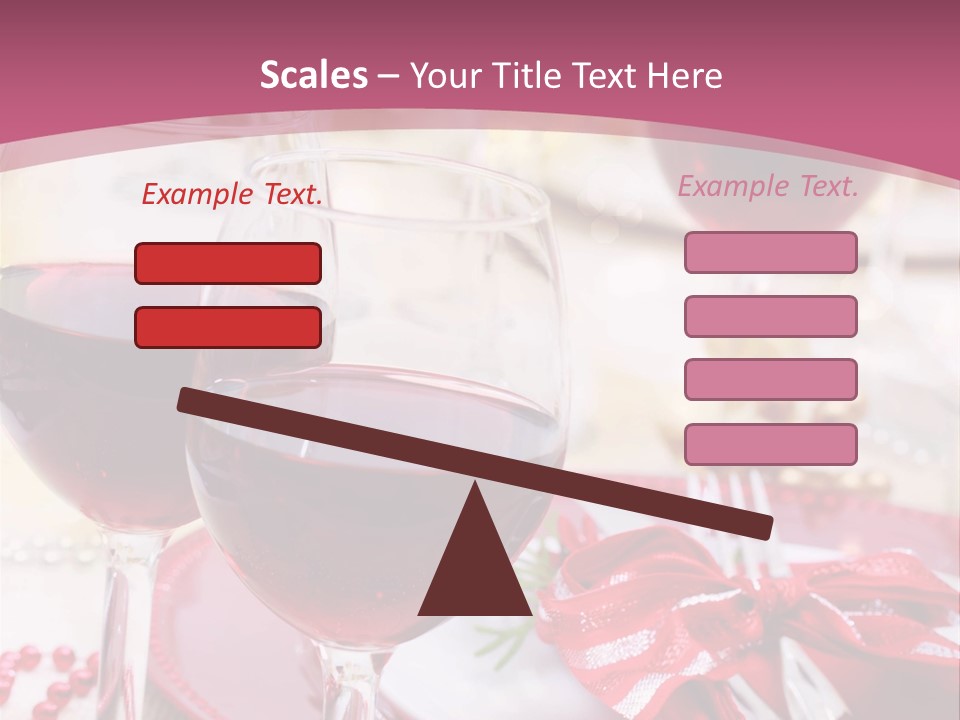 A Table Topped With Glasses Of Wine And A Plate Of Food PowerPoint Template