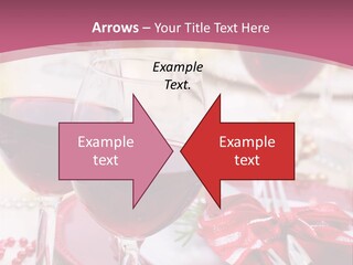 A Table Topped With Glasses Of Wine And A Plate Of Food PowerPoint Template