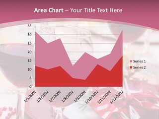 A Table Topped With Glasses Of Wine And A Plate Of Food PowerPoint Template