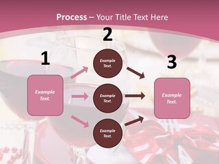 A Table Topped With Glasses Of Wine And A Plate Of Food PowerPoint Template