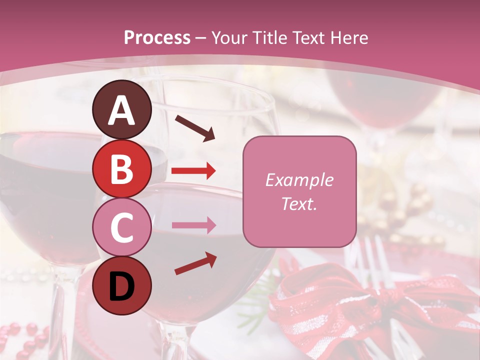 A Table Topped With Glasses Of Wine And A Plate Of Food PowerPoint Template