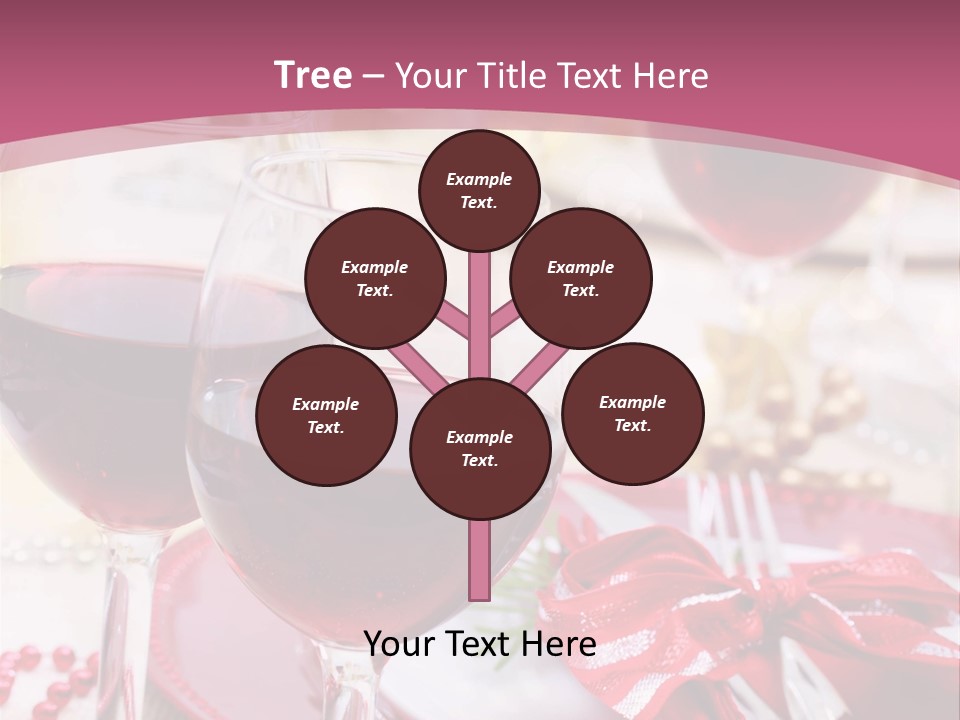 A Table Topped With Glasses Of Wine And A Plate Of Food PowerPoint Template