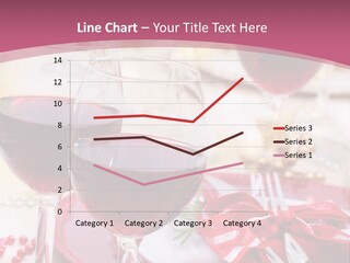 A Table Topped With Glasses Of Wine And A Plate Of Food PowerPoint Template