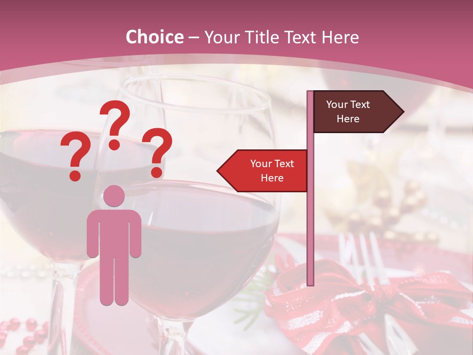 A Table Topped With Glasses Of Wine And A Plate Of Food PowerPoint Template