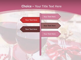 A Table Topped With Glasses Of Wine And A Plate Of Food PowerPoint Template