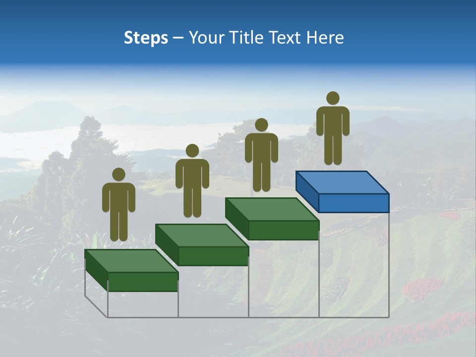 A Scenic View Of A Lush Green Hillside PowerPoint Template