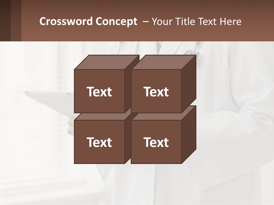 A Doctor Using A Tablet Computer Powerpoint Presentation PowerPoint Template